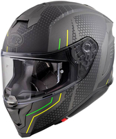 Premier Hyper BP,  integral helmet,  color: Matt Black/Grey/Red,  size: XS