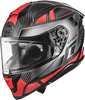 Premier Hyper Carbon TK,  integral helmet,  color: Black/Grey/Red,  size: L