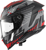 Premier Hyper HP,  integral helmet,  color: Matt Grey/Black/Red,  size: M