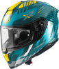 Premier Hyper XR,  integral helmet,  color: Petrol/Turquoise/Yellow,  size: L