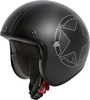 Premier Le Petit Star Carbon,  jet helmet,  color: Matt Black/White,  size: XL