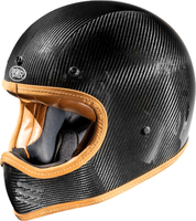 Premier MX Platinum Edition Carbon,  integral helmet,  color: Black/Brown,  size: L