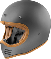 Premier MX Platinum Edition,  integral helmet,  color: Matt-Grey,  size: M