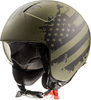 Premier Rocker AM,  jet helmet,  color: Matt Olive/Black,  size: L