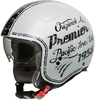 Premier Rocker OR 8,  jet helmet,  color: White/Black,  size: XL