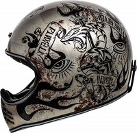 Premier Trophy MX BD Titanium,  integral helmet