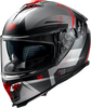 Premier Typhoon BA,  full face helmet,  color: Matt Black/Grey/Red,  size: L