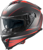 Premier Typhoon FR,  integral helmet,  color: Matt Black/Red,  size: XL