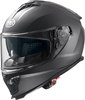 Premier Typhoon,  full face helmet,  color: Matt-Black,  size: M