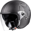 Premier Vangarde Star Carbon,  jet helmet,  color: Matt Black/White,  size: L