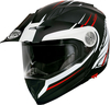 Premier XTrail MO,  flip up helmet,  color: Matt Black/White/Red,  size: S