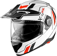 Premier XTrail XT,  flip-up helmet,  color: White/Black/Red,  size: M