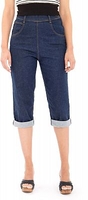 Queen Kerosin High Waist,  capri jeans women