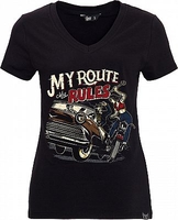 Queen Kerosin My Route My Rules,  t-shirt women