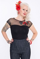 Queen Kerosin Roses,  t-shirt women