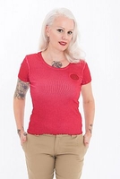 Queen Kerosin Speedway Cherry,  t-shirt women