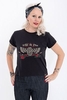 Queen Kerosin Wild & Free Rose,  t-shirt women