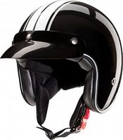 Redbike RB-742 Stripes,  jet helmet