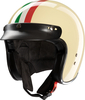 Redbike RB-802 Italia,  jet helmet,  color: Beige/Green/White/Red,  size: L