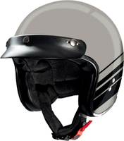 Redbike RB-805 Highway,  open face helmet,  color: Light Grey/Black,  size: L