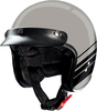 Redbike RB-805 Highway,  open face helmet,  color: Light Grey/Black,  size: XS