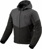 Revit Afterburn H2O,  textile jacket waterproof,  color: Black/Dark Grey,  size: S