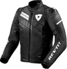 Revit Apex H2O,  textile jacket waterproof,  color: Black/Grey/White,  size: M