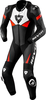 Revit Argon 2,  leather suit 1pcs. perforated,  color: Black/Neon-Red/White,  size: 50