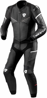 Revit Beta,  leather suit 2pcs. perforated,  color: Black/Black/White,  size: 54