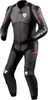 Revit Beta,  leather suit 2pcs. perforated,  color: Black/Grey/Neon-Red,  size: 46
