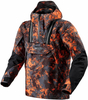 Revit Blackwater 2 H2O Camo,  windbraker waterproof,  color: Black/Orange/Grey,  size: L