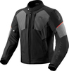 Revit Catalyst H2O,  textile jacket waterproof,  color: Black/Grey,  size: 4XL
