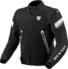 Revit Control Air H2O,  textile jacket waterproof,  color: Black/White,  size: XXL