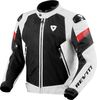 Revit Control Air H2O,  textile jacket waterproof,  color: White/Black,  size: M