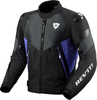 Revit Control H2O,  textile jacket waterproof,  color: Black/Blue,  size: L