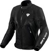 Revit Control H2O,  textile jacket waterproof women,  color: Black/Dark Grey,  size: 34