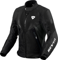 Revit Control H2O,  textile jacket waterproof women,  color: Black/Dark Grey,  size: 40