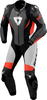 Revit Control,  leather suit 1pcs. perforated,  color: Black/Neon-Red,  size: 56
