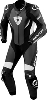 Revit Control,  leather suit 1pcs. perforated,  color: Black/White,  size: 46