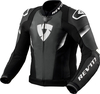 Revit Control,  leather/textile jacket,  color: Black/White,  size: 50