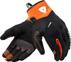 Revit Endo,  gloves,  color: Black/Orange,  size: 3XL