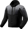 Revit Epsilon H2O,  textile jacket waterproof,  color: Black/Grey,  size: 3XL