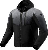 Revit Epsilon H2O,  textile jacket waterproof,  color: Black/Grey,  size: L