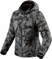 Revit Flare 3 H2O,  textile jacket waterproof women,  color: Dark Grey,  size: 44