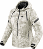 Revit Flare 3 H2O,  textile jacket waterproof women,  color: Grey/White,  size: 44