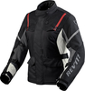 Revit Horizon 3 H20,  textile jacket waterproof women,  color: Black/Red/Light Grey,  size: 40