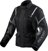 Revit Horizon 3 H20,  textile jacket waterproof women,  color: Black/White/Grey,  size: 40