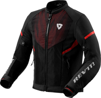 Revit Hyperspeed 2 GT Air,  textile jacket,  color: Black/Neon-Red,  size: 3XL