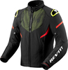 Revit Hyperspeed 2 H2O,  textile jacket waterproof,  color: Black/Neon-Yellow,  size: XXL