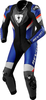 Revit Hyperspeed 2,  leather suit 1pcs. perforated,  color: Black/Blue/White/Neon-Red,  size: 56